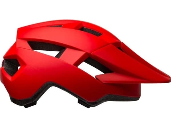 BELL Junior helmet BELL SPARK JUNIOR matte gloss red hi-viz size Universal (50-57 cm) (NEW)