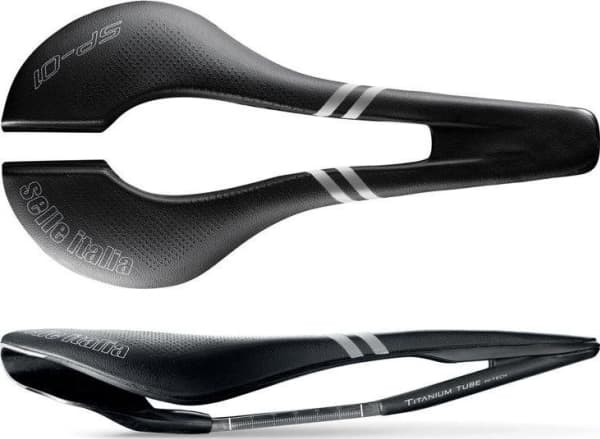 Selle Italia Siodło SELLE ITALIA SP-01 TITANIUM SUPERFLOW L (ID match - L3) ti 316 tube 7, fibra-tek, sort (NY)