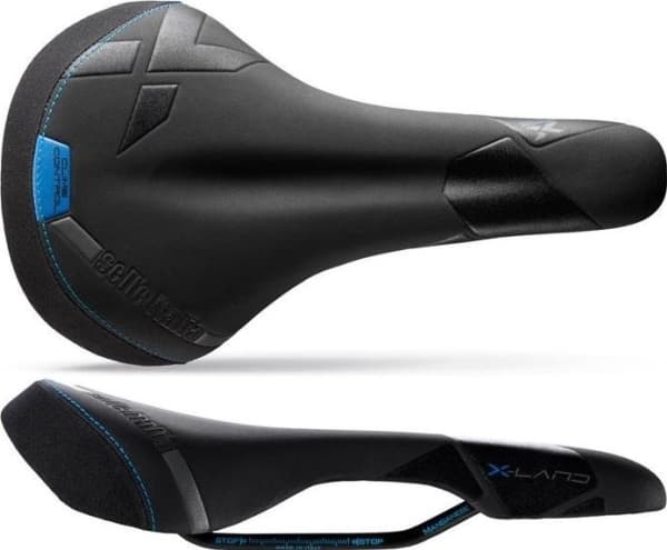 Selle Italia sal SELLE ITALIA X-LAND E-BIKE TM L (id match - L1) Mangan Tube 7, fiber-tek - Mokka, 280g svart-blå (NY)
