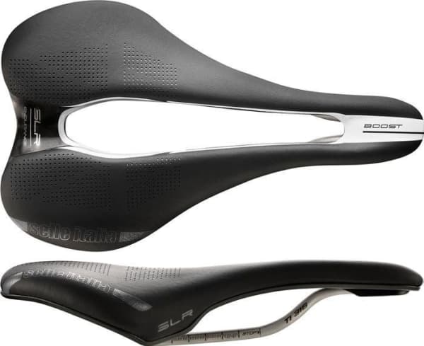 Selle Italia Siodło SELLE ITALIA SLR BOOST ENDURANCE SUPERFLOW L (id match - L3) ti 316 tube 7, fibra-tek, sort (NY)