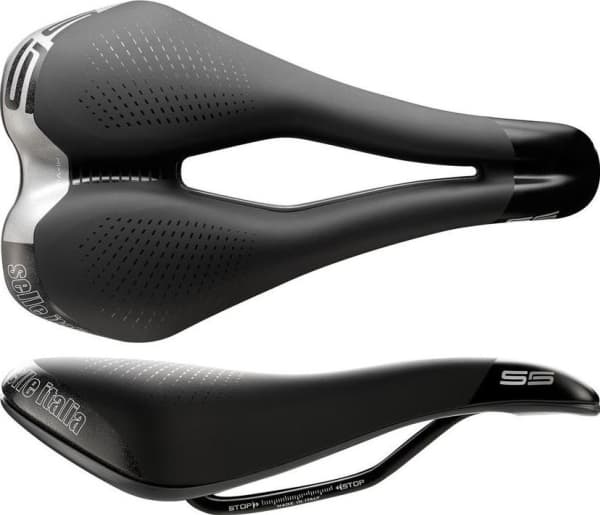 Selle Italia Siodło SELLE ITALIA SPORT S 5 SUPERFLOW S (id match - S3) Fec Alloy 7x9, soft-tek, sort (UUSI)