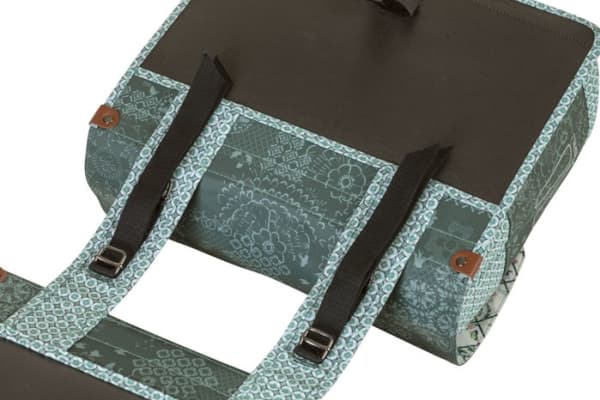 Basil Bohème, Bakre, Sykkelveske, Polyester, Grønn, 35 l, 10 kg