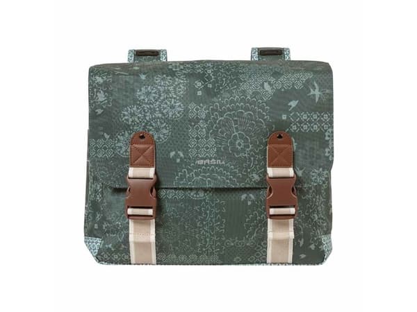 Basil Bohème, Bakre, Sykkelveske, Polyester, Grønn, 35 l, 10 kg