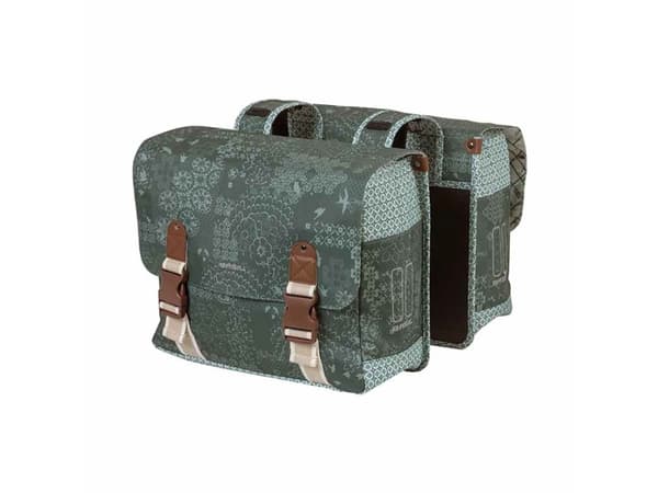 Basil Bohème, Bakre, Sykkelveske, Polyester, Grønn, 35 l, 10 kg