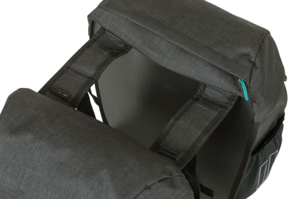 Basil Discovery 365D, Bakre, Sykkelveske, Polyester, Sort, 18 l, 10 kg