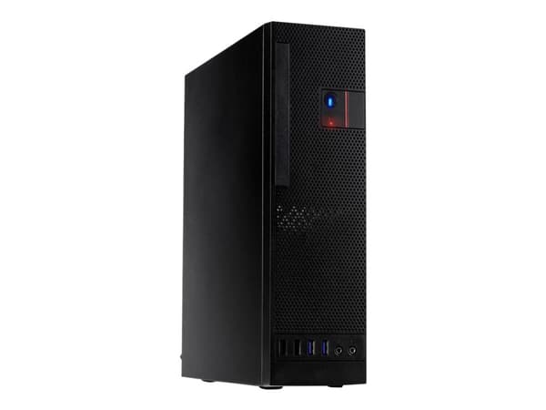 Inter-Tech S-331 - Ultra-compact desktop case - mini ITX - ingen strömförsörjning (TFX12V) - USB/ljud