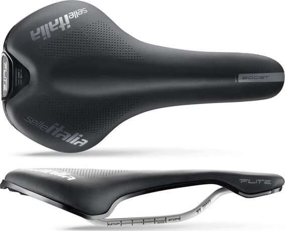 Selle Italia Siodło SELLE ITALIA FLITE BOOST S (ID match - S1) TI 316 Tube 7, fibra-tek, sort (NY)