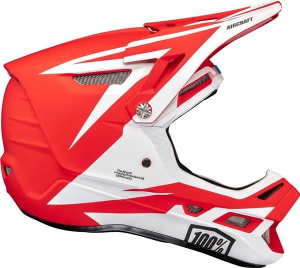 100% Full face helmet AIRCRAFT COMPOSITE Rapidbomb Red size S (55-56 cm)