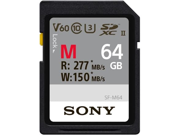 Sony SF-M Series Tough SF-M64T - Flash-minneskort - 64 GB - Video Class V60 / UHS-II U3 / Class10 - SDXC UHS-II