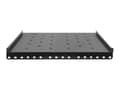 Miniatyrbilde 4 av 5: Qoltec - Stativmonteringshylde - sort - 19"
