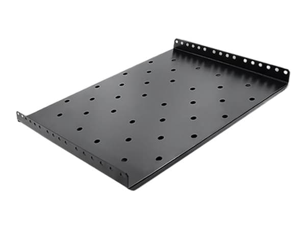Qoltec - Stativmonteringshylde - sort - 19"