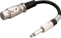 Miniatyrbild 1 av 2: Monacor MCA-15/1, XLR (3-pin), Hankoppling, 6,35mm, Honkoppling, 0,15 m, Svart