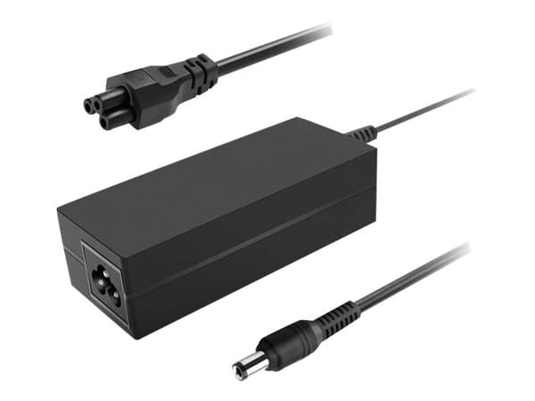 CoreParts - Strømadapter - 6.5x4.4mm plug - 80 watt - utgangskontakter: 1 - Den europeiske union - svart Sort