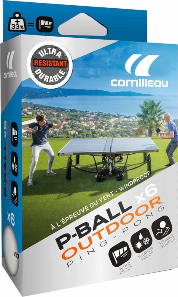 Cornilleau CORNILLEAU OUTDOOR BALLS WHITE 6 st