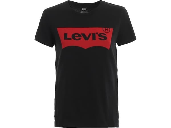Levi`s Levi's The Perfect Large Batwing Tee 173690201 svart XXS