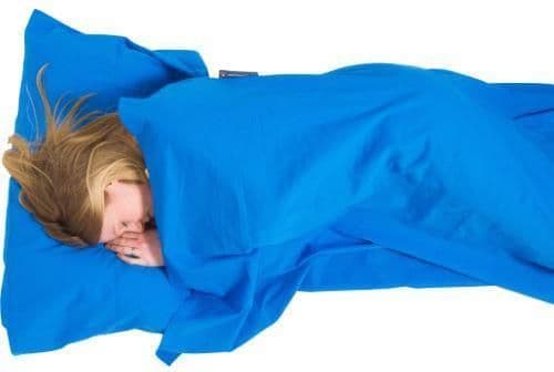 Lifeventure Sleeping Bag Insert Rectangular Blue (LM65540)
