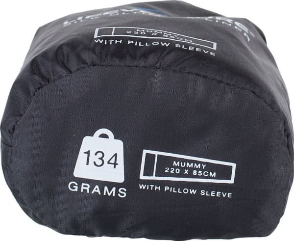 Lifeventure Silk Ultimate Sleeping Bag Liner, Mummy, Black