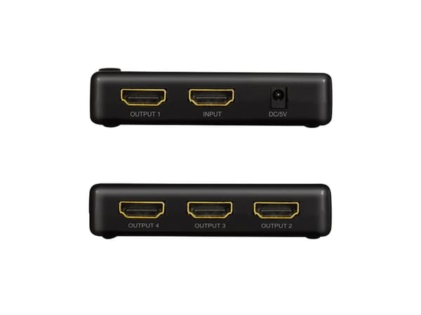 LogiLink HD0036, HDMI, 4x HDMI, Sort, Acrylonitrilbutadienstyren, 340 Mhz, DTS, DTS-HD Master Audio, Dolby Digital, Dolby TrueHD