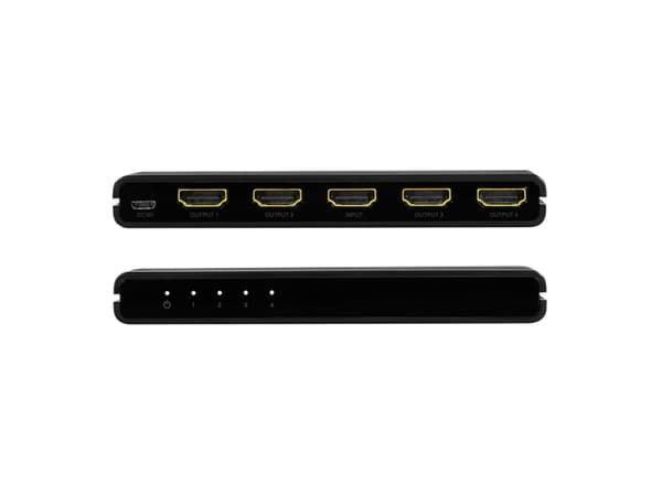 LogiLink HD0037, HDMI, 4x HDMI, Svart, Akrylnitrilbutadienstyren (ABS), 600 MHz, DTS, DTS-HD Master Audio, Dolby Digital, Dolby TrueHD