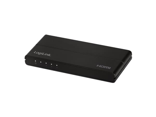 LogiLink HD0037, HDMI, 4x HDMI, Sort, Acrylonitrilbutadienstyren, 600 Mhz, DTS, DTS-HD Master Audio, Dolby Digital, Dolby TrueHD