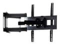 Miniatyrbilde 2 av 5: ART AR-80 - Brakett - justerbare dobbeltarmer - for LCD-TV - metall - pulverbelagt svart - skjermstørrelse: 32"-65" - monteringsgrensesnitt: inntil 4