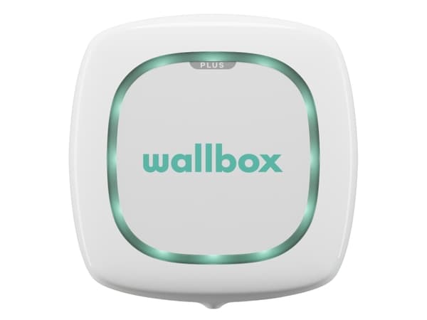 Wallbox Pulsar Plus, Valkoinen, Seinä, Musta, AC, Tyyppi 2, IK08 - 7m