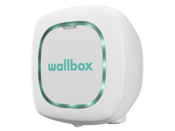 Wallbox Pulsar Plus, Valkoinen, Seinä, Musta, AC, Tyyppi 2, IK08 - 7m