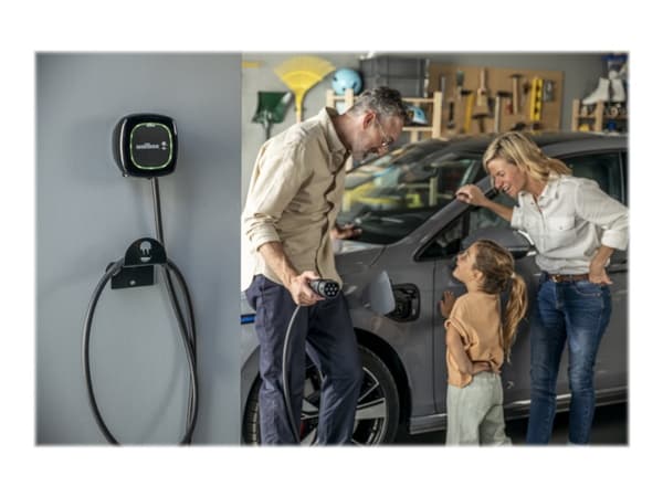 Wallbox Pulsar Plus - EV-laddningsstation - 22 kW - 32 A (IEC 62196 Type 2) - svart - 7m