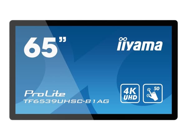 iiyama ProLite TF6539UHSC-B1AG - 65" Diagonalklasse LED-bakgrunnsbelyst LCD-skjerm - interaktiv digital skilting - med pekeskjerm (multiberørings) -