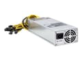 Miniatyrbilde 1 av 5: Qoltec - Strømforsyning (intern) - 80 PLUS Gold - AC 230 V - 1600 watt - sølv