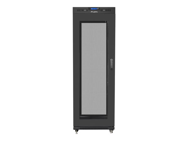 Lanberg - Rack skåp - med skärm, 4 kylfläktar - svart, RAL 9004 - 37U - 19"