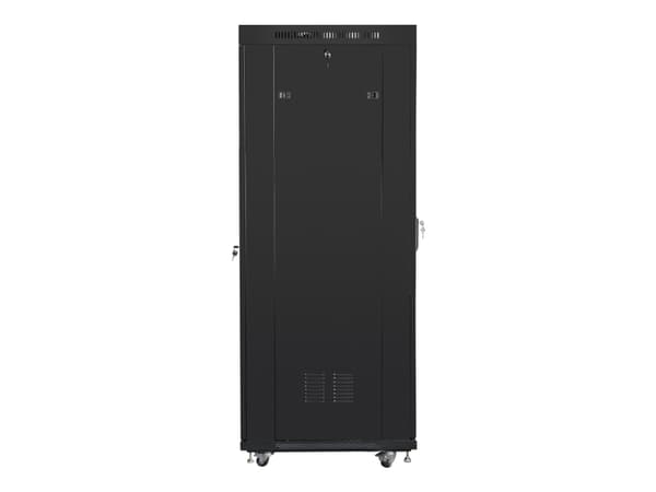Lanberg - Rack skåp - med skärm, 4 kylfläktar - svart, RAL 9004 - 37U - 19"
