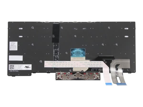 Primax - Ersättningstangentbord för bärbar dator - med Trackpoint - bakgrundsbelyst - spansk - svart - för ThinkPad P14s Gen 1; P14s Gen 2; T14 Gen 1