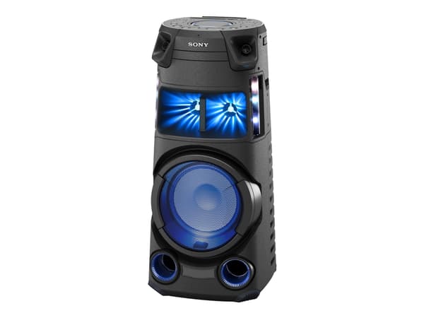 Sony MHC-V43D - Partyhögtalare - trådlös - Bluetooth - Appkontrollerad - 3-vägs Svart