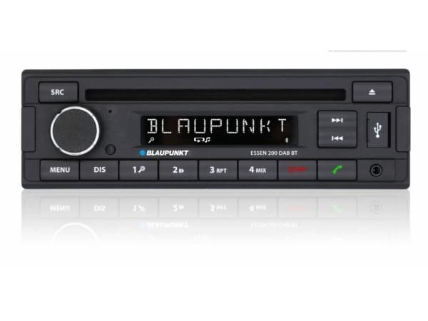 Blaupunkt Essen 200 DAB/BT/CD, Sort, 1 DIN, 200 W, 50 W, CD, 20 - 20000 Hz