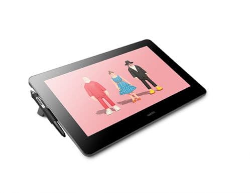 Wacom Cintiq Pro 16 - 2021 - digitizer w/ LCD-näyttö - 34,5 x 19,4 cm - monikosketusnäyttö - sähkömagneettinen - kaapelointi - DisplayPort, USB-C