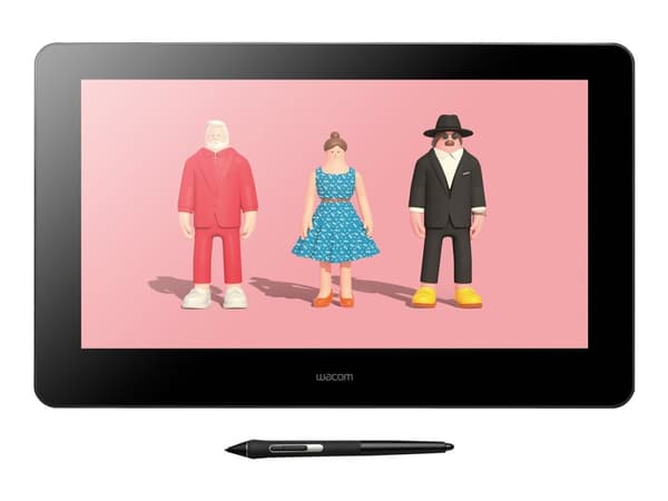 Wacom Cintiq Pro 16 - 2021 - digitizer w/ LCD-näyttö - 34,5 x 19,4 cm - monikosketusnäyttö - sähkömagneettinen - kaapelointi - DisplayPort, USB-C