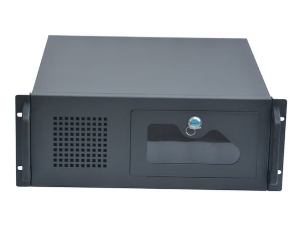 Gembird 19CC-4U-BASIC - Kan monteras i rack 4U - ATX - ingen strömförsörjning (ATX) - USB