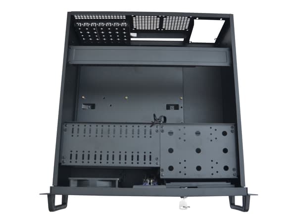 Gembird 19CC-4U-BASIC - Kan monteras i rack 4U - ATX - ingen strömförsörjning (ATX) - USB