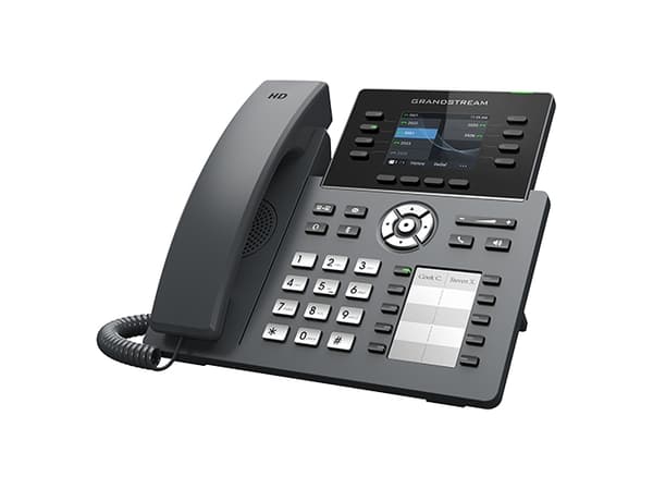 Grandstream GRP2634 - VoIP-telefon - IEEE 802.11a/b/g/n/ac (Wi-Fi) / Bluetooth - 5-vägs samtalsförmåg - SIP, RTCP, RTP, SRTP - 8 linjer