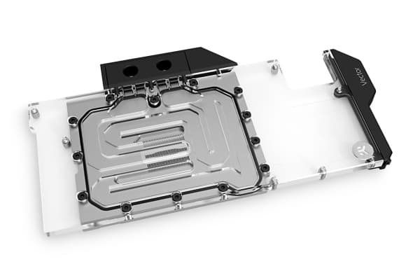 EK Water Blocks 3831109844298, Vattenblock, Akryl, Koppar, Svart, Nickel, 3-pin, 1/4", Grafikkort