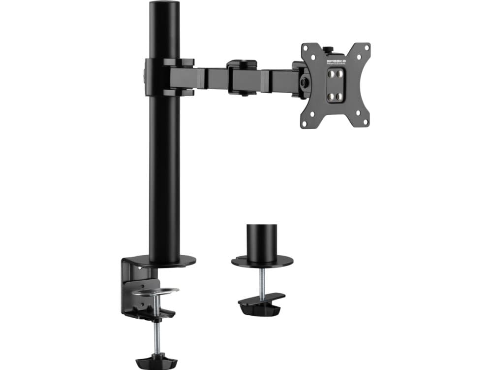 SpeaKa Professional SP-MM-210, Klämma/Genomgående skruv, 9 kg, 43,2 cm (17"), 81,3 cm (32"), 100 x 100 mm, Svart
