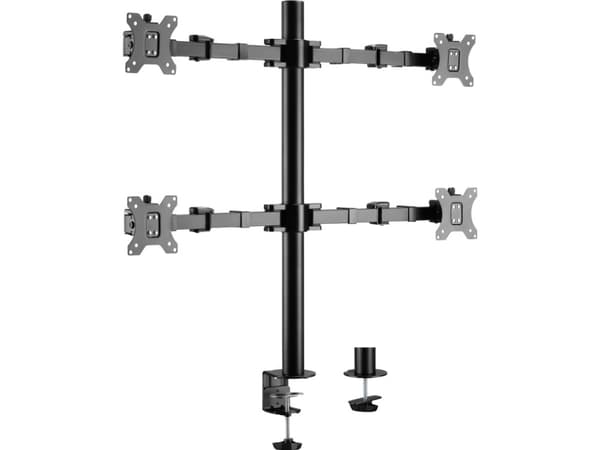 SpeaKa Professional SP-MM-540, Klämma/Genomgående skruv, 36 kg, 43,2 cm (17"), 81,3 cm (32"), 100 x 100 mm, Svart