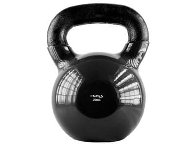 20kg vinyl kettlebell sort HMS KNV20