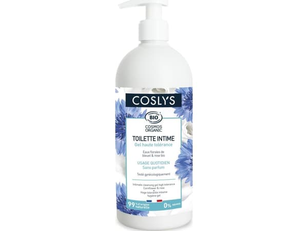 Coslys Gel for intimate hygiene with cornflower and rose 480ml