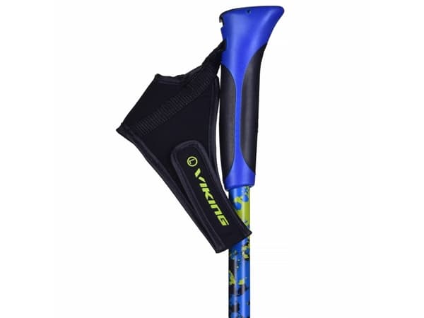 Viking Ruten Pro Nordic Walking-staver blå/lime