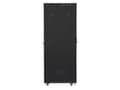 Miniatyrbilde 3 av 5: Lanberg skap 19" STÅENDE RACK SKAP 42U 600X1000 SORT LCD GLASSDØR LANBERG (FLAT PAKKE)