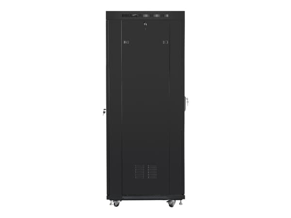 Lanberg - Rack skåp - med skärm, 4 kylfläktar - svart, RAL 9004 - 37U - 19"