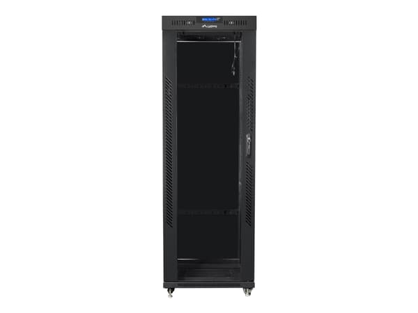Lanberg - Rack skåp - med skärm, 4 kylfläktar - svart, RAL 9004 - 37U - 19"