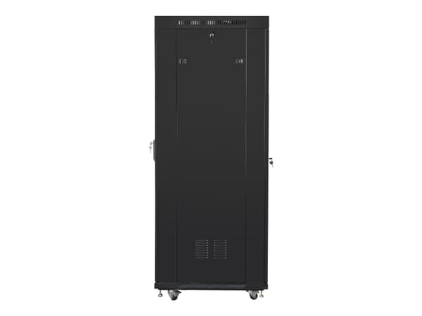 Lanberg - Rack skåp - med skärm, 4 kylfläktar - svart, RAL 9004 - 37U - 19"